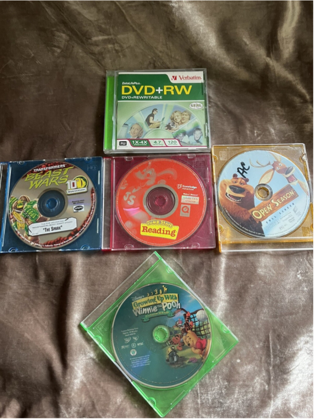 MIXED Lot of Educational PC Games CD/DVD /MOVIES /BLANK DVD+RW/JUMPSTART READIN